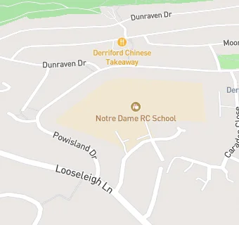 map for Notre Dame RC School