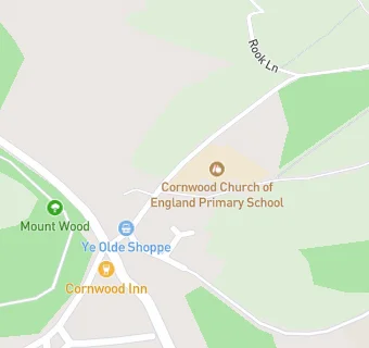 map for Cornwood Church of England Primary School