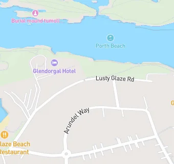 map for Lusty Glaze Restaurant & Hospitality