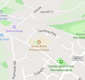 map for South Brent Primary School