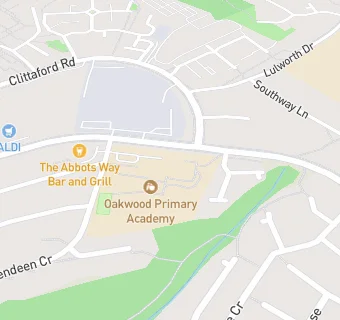 map for CATERed at Oakwood Primary School