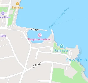 map for Paignton Amateur Rowing Club