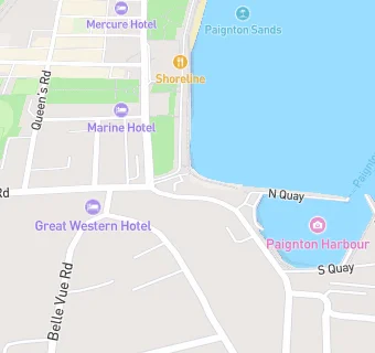 map for Shoreline Restaurant