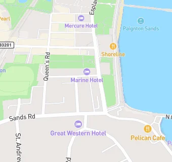 map for The Paignton Club