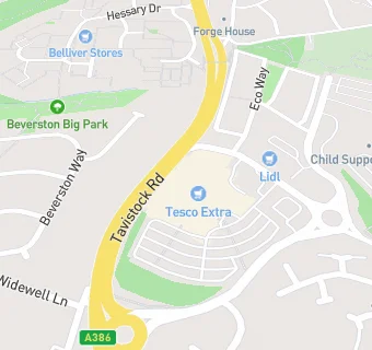 map for Tesco Filling Station