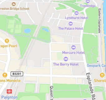 map for Bristol House Hotel