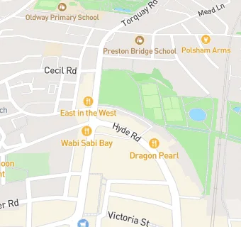 map for Hyde Park Cafe