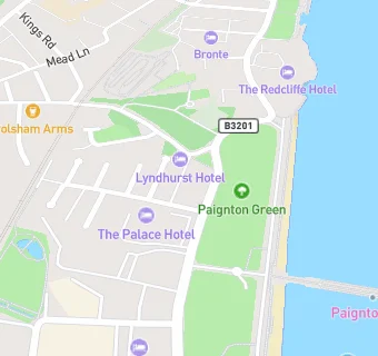 map for Beach Hotel Torbay