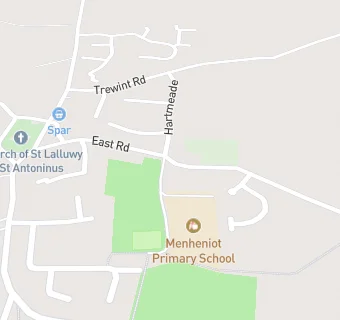 map for Menheniot Primary School