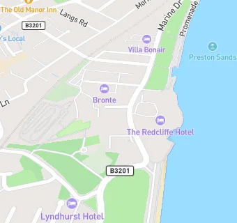 map for Redcliffe Lodge Hotel