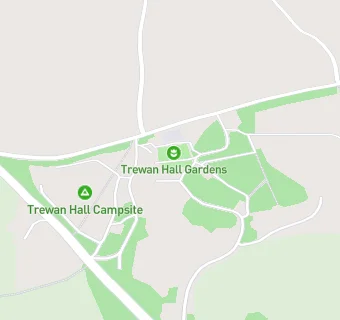 map for Trewan Hall