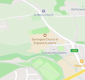 map for Dartington Church of England Academy