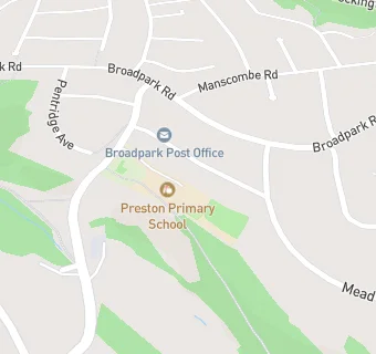 map for Preston Primary School