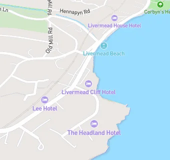 map for Livermead Cliff Hotel