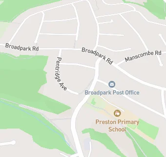 map for Preston Primary School