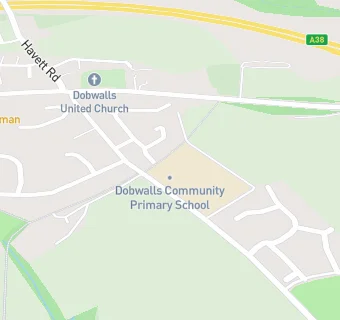 map for Dobwalls Community Primary School