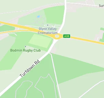 map for Bodmin Rugby Football Club