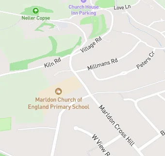 map for Marldon Primary School