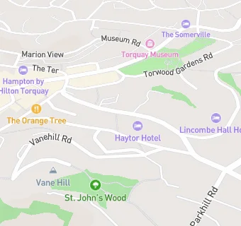 map for Haytor Hotel