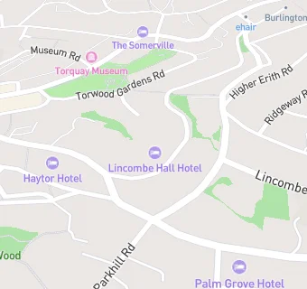 map for Lincombe Hall Hotel