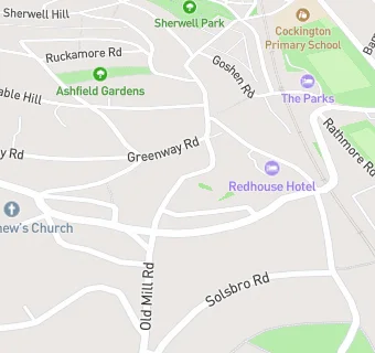 map for Chelston Hall Surgery