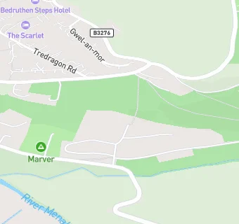 map for Mawgan Porth Holiday Park