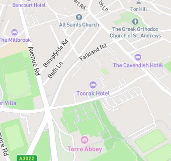 map for Toorak Hotel