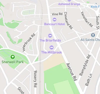 map for Millbrook Villas Dental Practice