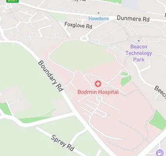 map for NephroCare - Bodmin Dialysis Unit