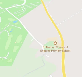 map for St Mellion VA C Of E School