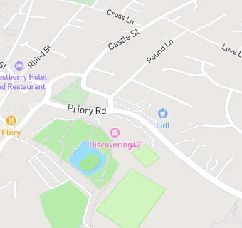 map for Priory Bungalow