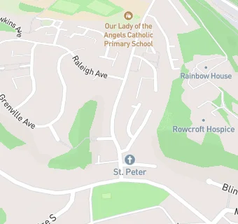 map for Holy Angels Pre-School