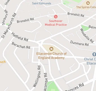 map for Ellacombe Church of England  Academy