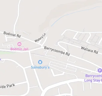 map for Bodmin Christian Fellowship