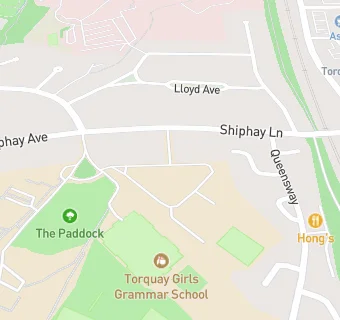 map for Torquay Girls Grammar School