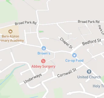 map for Bere Alston Surgery