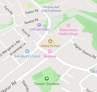 map for The Abbey School