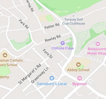 map for Chilly’s Sandwich Bar