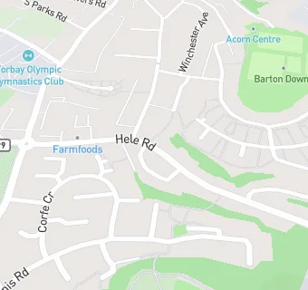 map for Carters (Hele Stores)