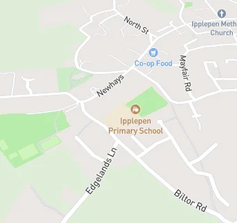 map for Ipplepen Primary School