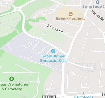 map for Chelston Hall Surgery (Barton)