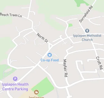 map for Ipplepen Conservative Club