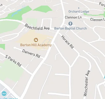 map for Barton Junior School