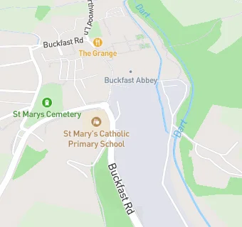 map for Buckfast Abbey School