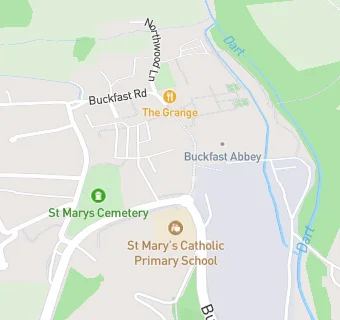 map for St Mary's Catholic Primary School, Buckfast