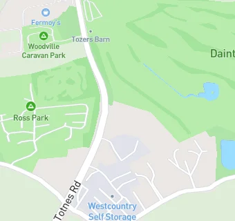 map for Dainton Park Golf Course Ltd