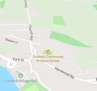 map for Calstock Community Primary School