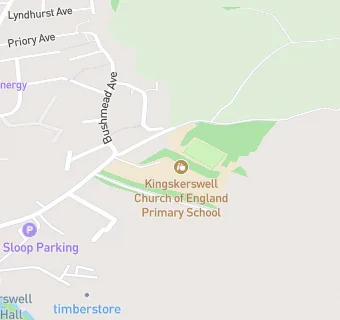 map for Kingskerswell Church of England Primary School