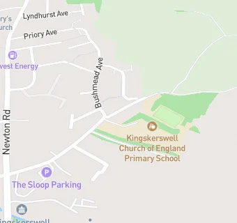 map for Kingskerswell C Of E Primary School