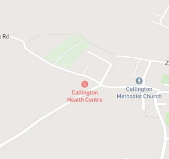 map for Callington Health Centre